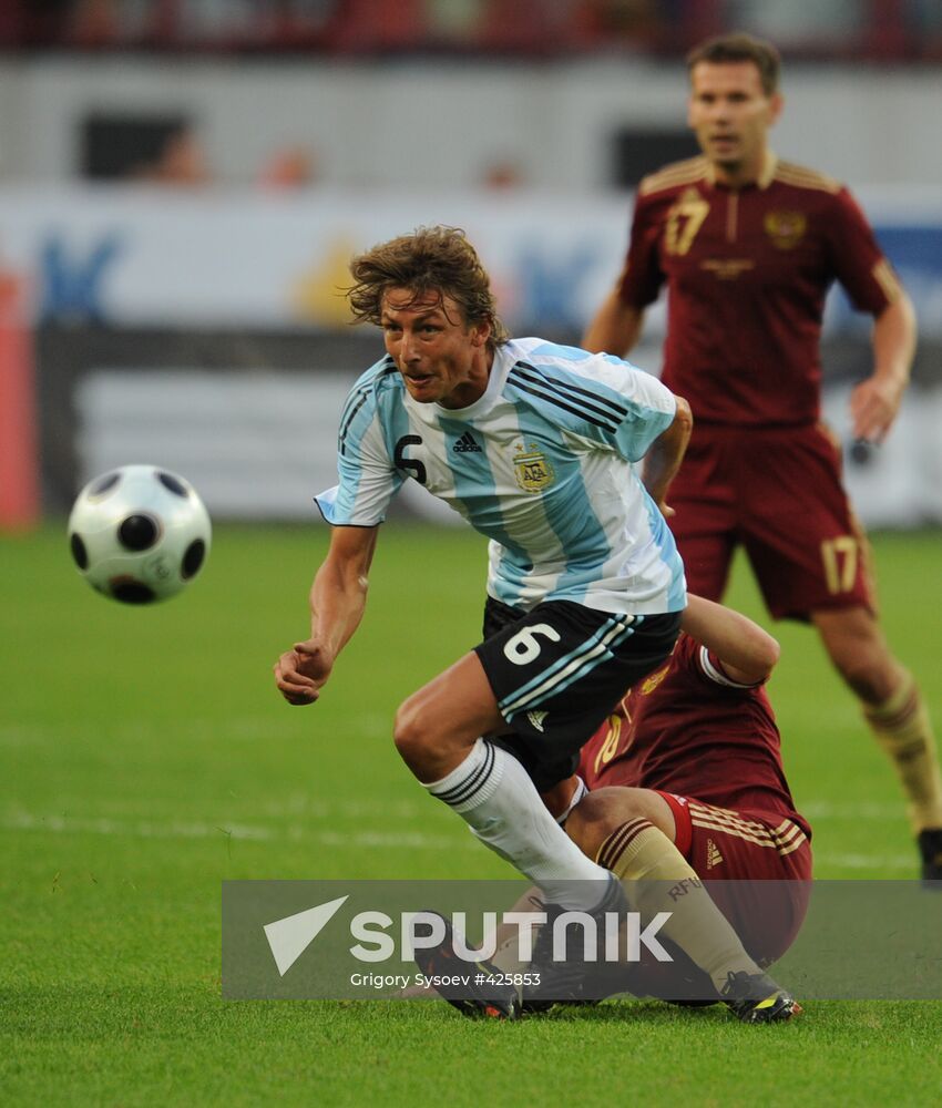 Argentina beats Russia 3-2 in Moscow international friendly