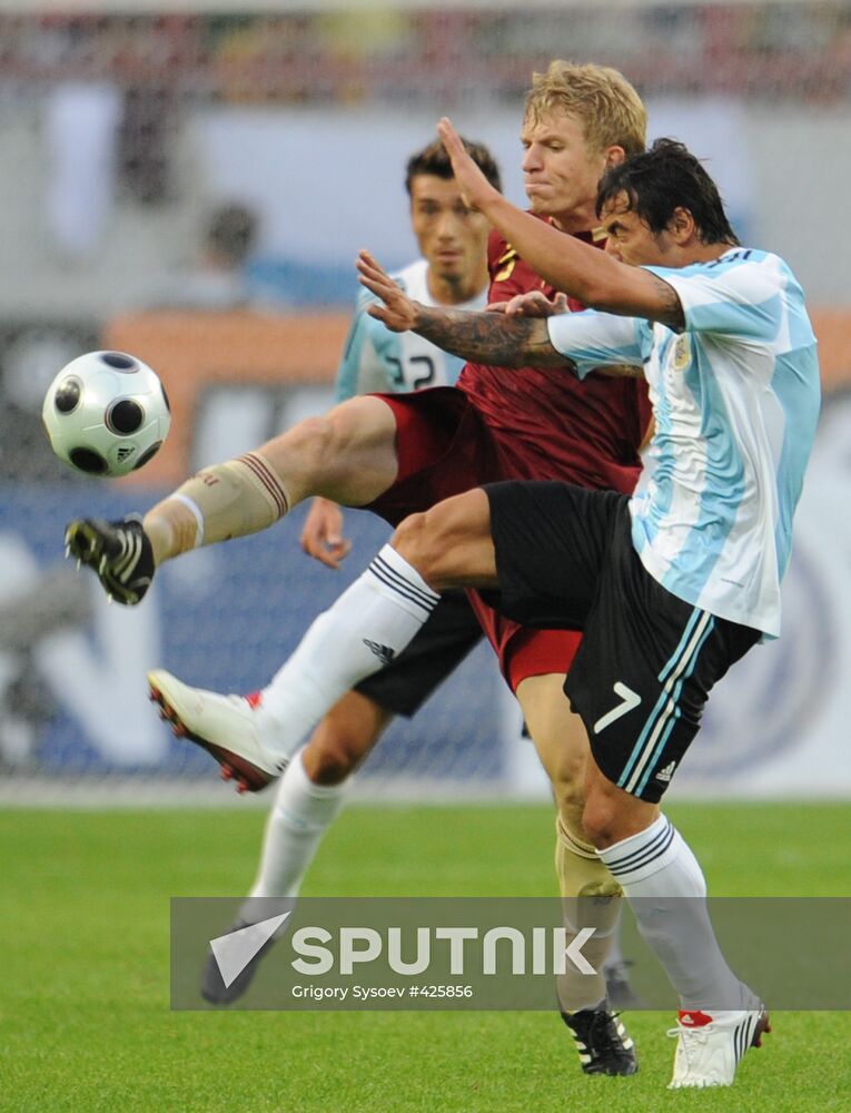 Argentina beats Russia 3-2 in Moscow international friendly