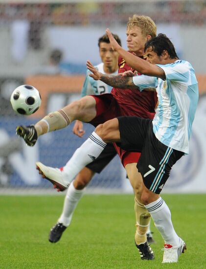 Argentina beats Russia 3-2 in Moscow international friendly