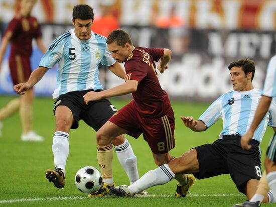 Argentina beats Russia 3-2 in Moscow international friendly