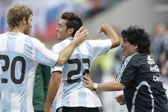 Argentina beats Russia 3-2 in Moscow international friendly