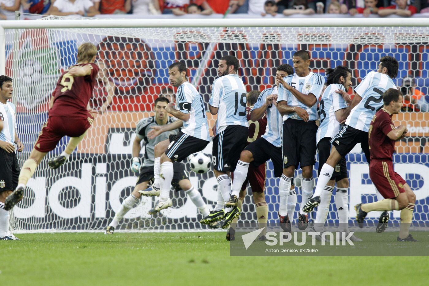 Argentina beats Russia 3-2 in Moscow international friendly