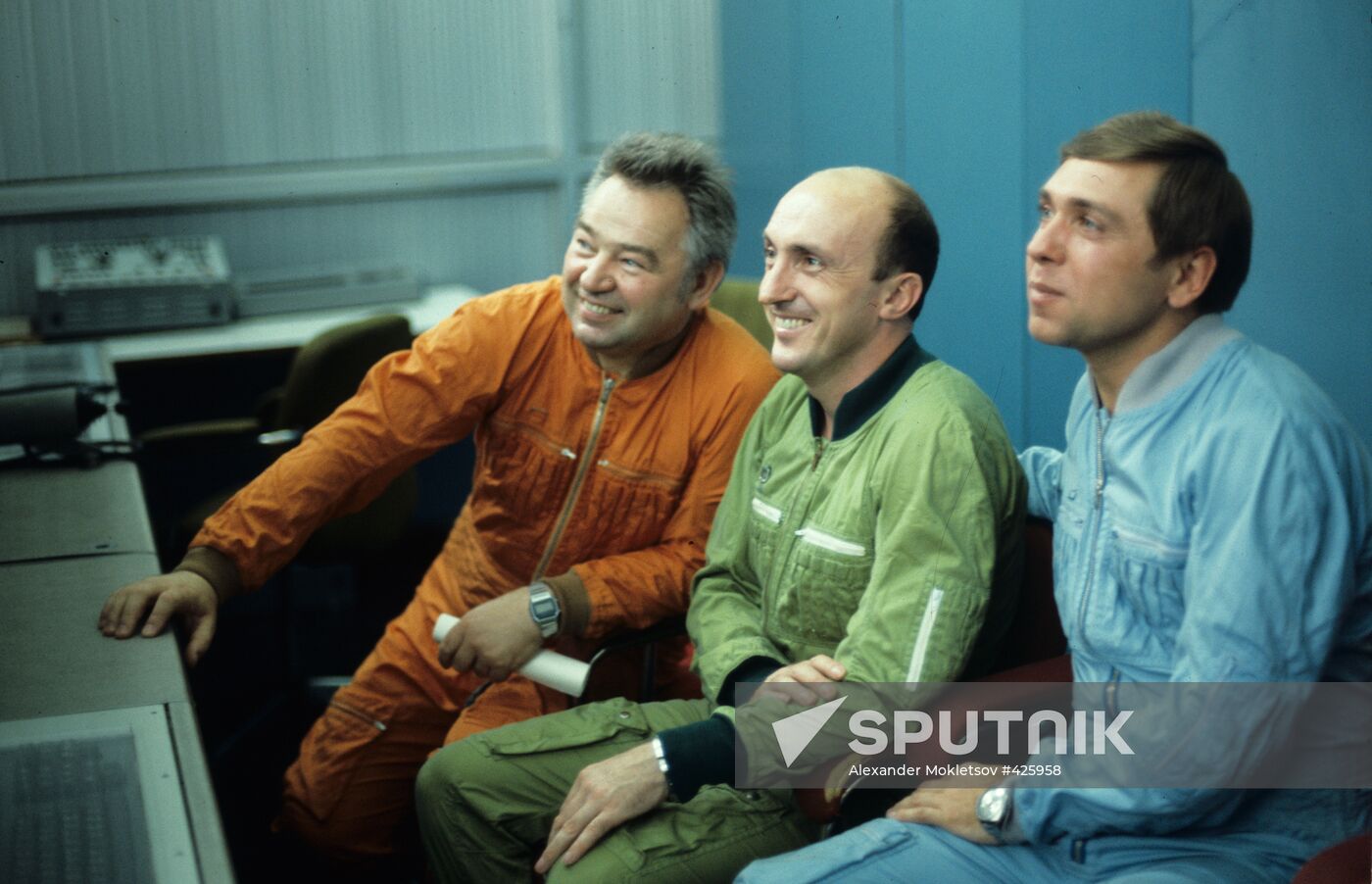Vladimir Vasyutin, Alexander Volkov, and Georgy Grechko