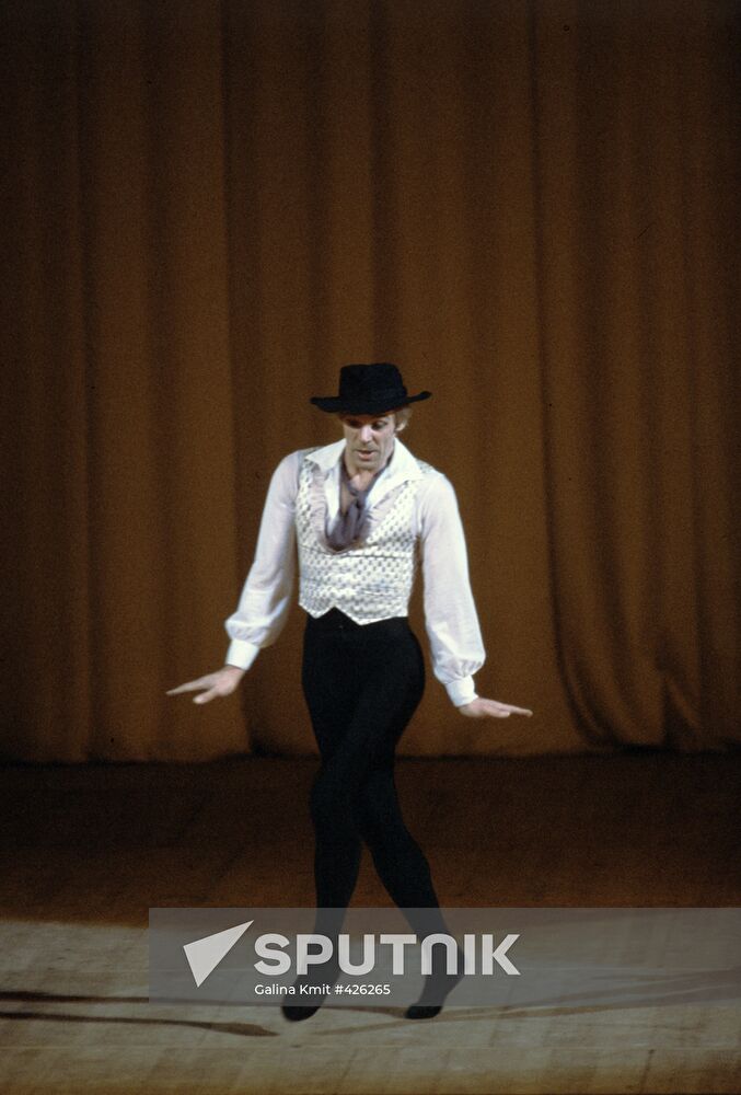 Vladimir Vasilyev performing on stage