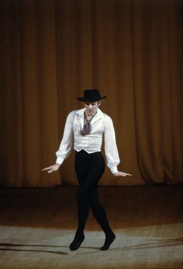 Vladimir Vasilyev performing on stage