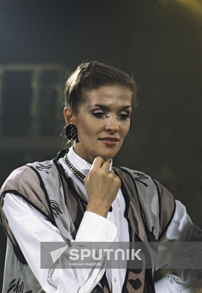 Pop singer Laima Vaikule