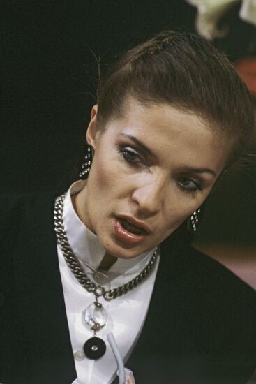 Pop singer Laima Vaikule