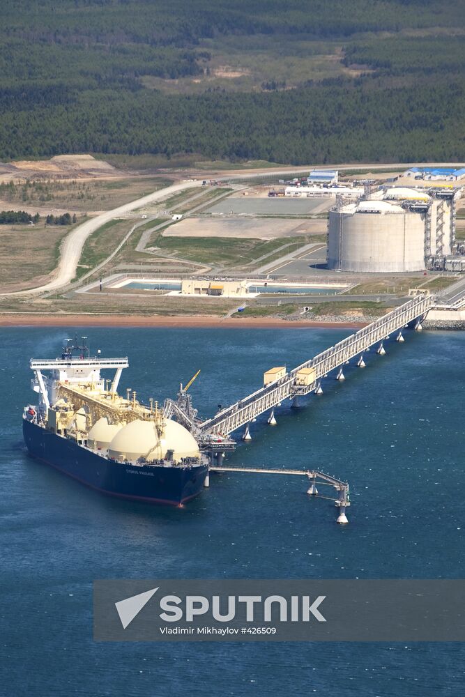 Russia's first LNG plant on Sakhalin