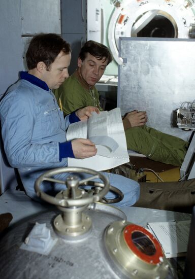 Alexander Viktorenko and Alexander Serebrov