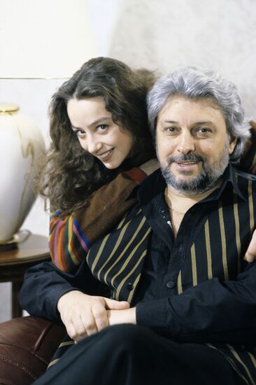 Vyacheslav Dobrynin with daughter