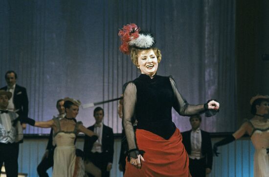 Musical theatre actress Tatyana Shmyga
