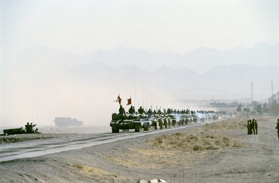 Soviet troop pullout from Afghanistan