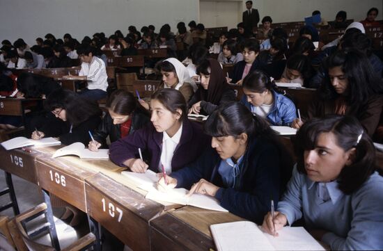 Students of Democratic Republic of Afghanistan