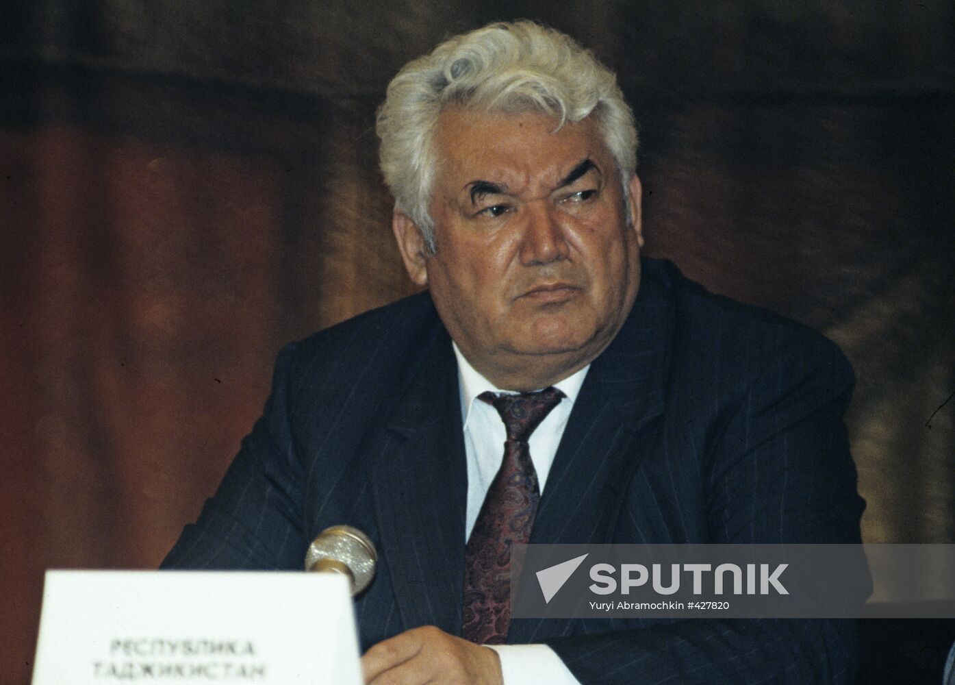 Tajik President Rahmon Nabiyev