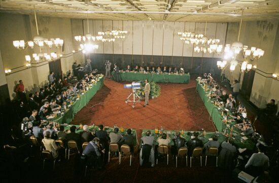 Press conference in Kabul