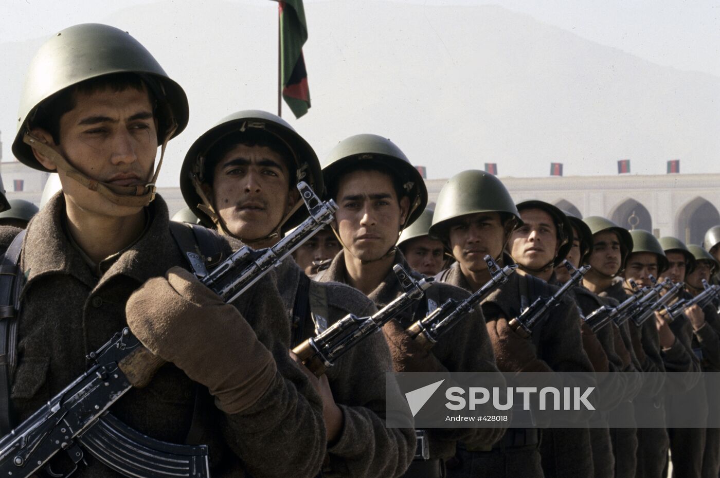 Soldiers of Afghan army