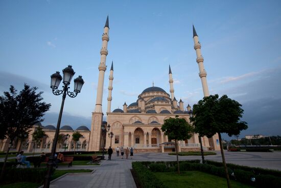 The central jami named after Akhmad Kadyrov, Grozny