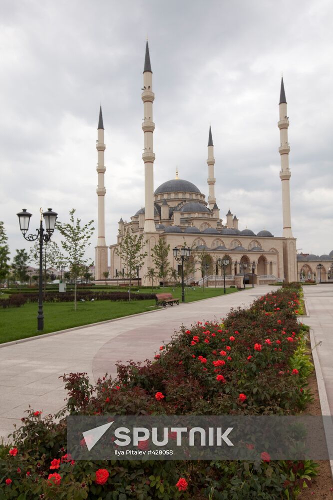 The central jami named after Akhmad Kadyrov, Grozny