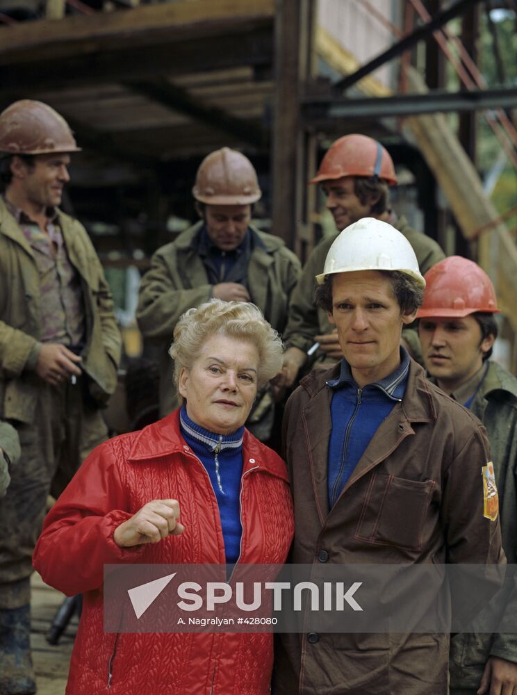Builders of Moscow metro