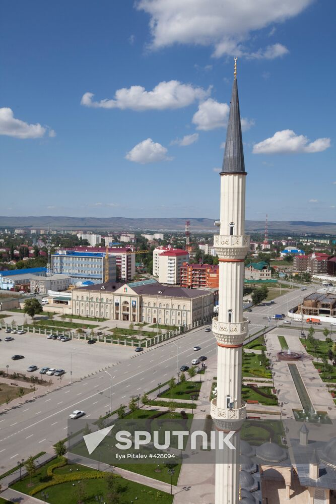 The central jami named after Akhmad Kadyrov, Grozny