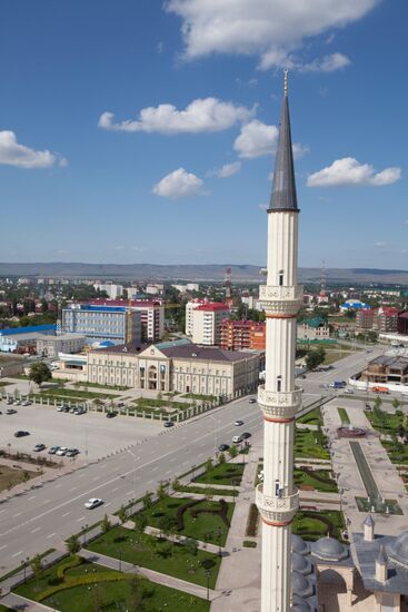 The central jami named after Akhmad Kadyrov, Grozny