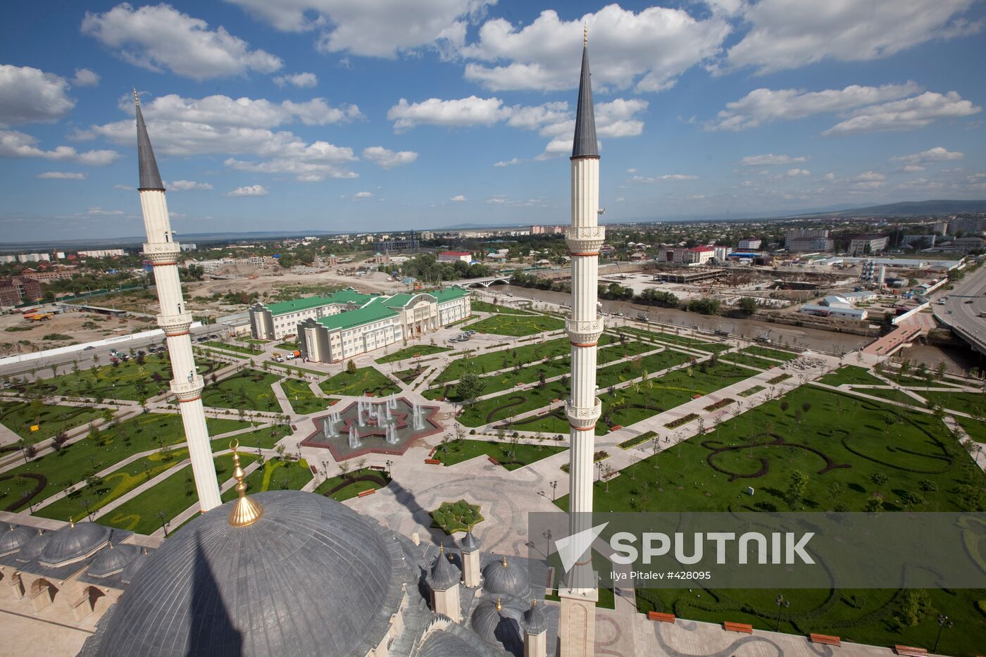 The central jami named after Akhmad Kadyrov, Grozny