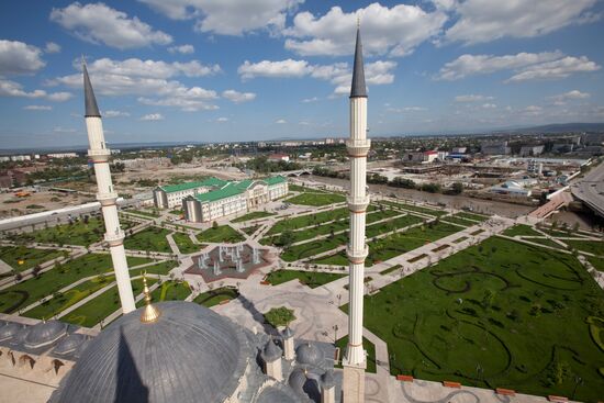 The central jami named after Akhmad Kadyrov, Grozny