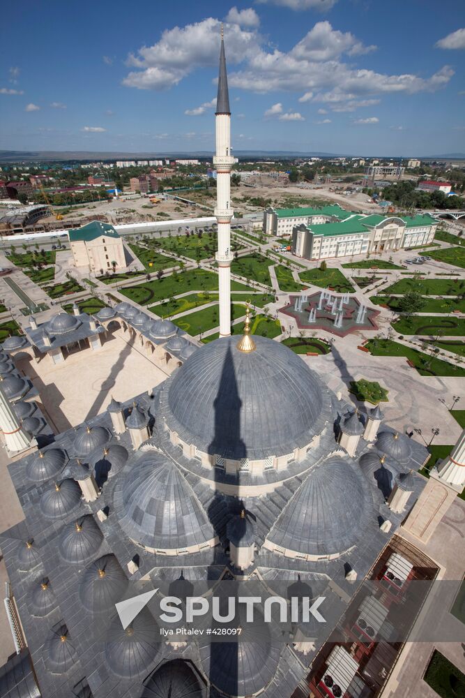 The central jami named after Akhmad Kadyrov, Grozny