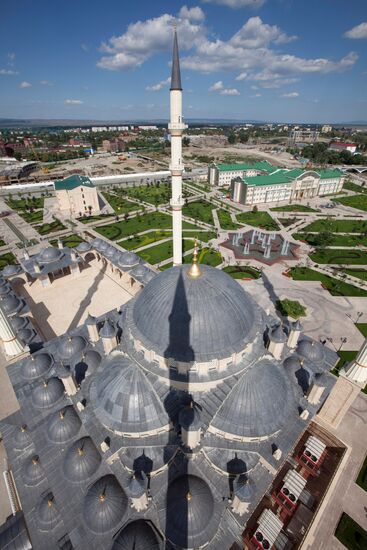 The central jami named after Akhmad Kadyrov, Grozny