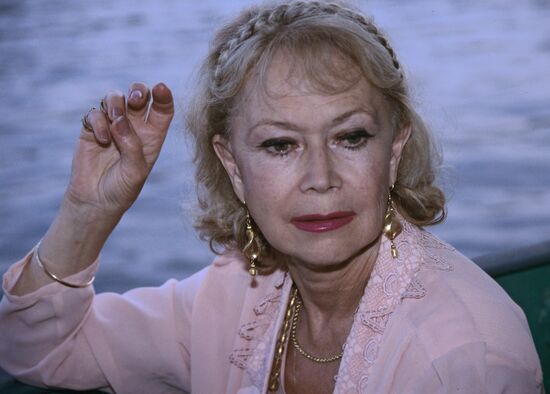 Actress Svetlana Nemolyayaeva