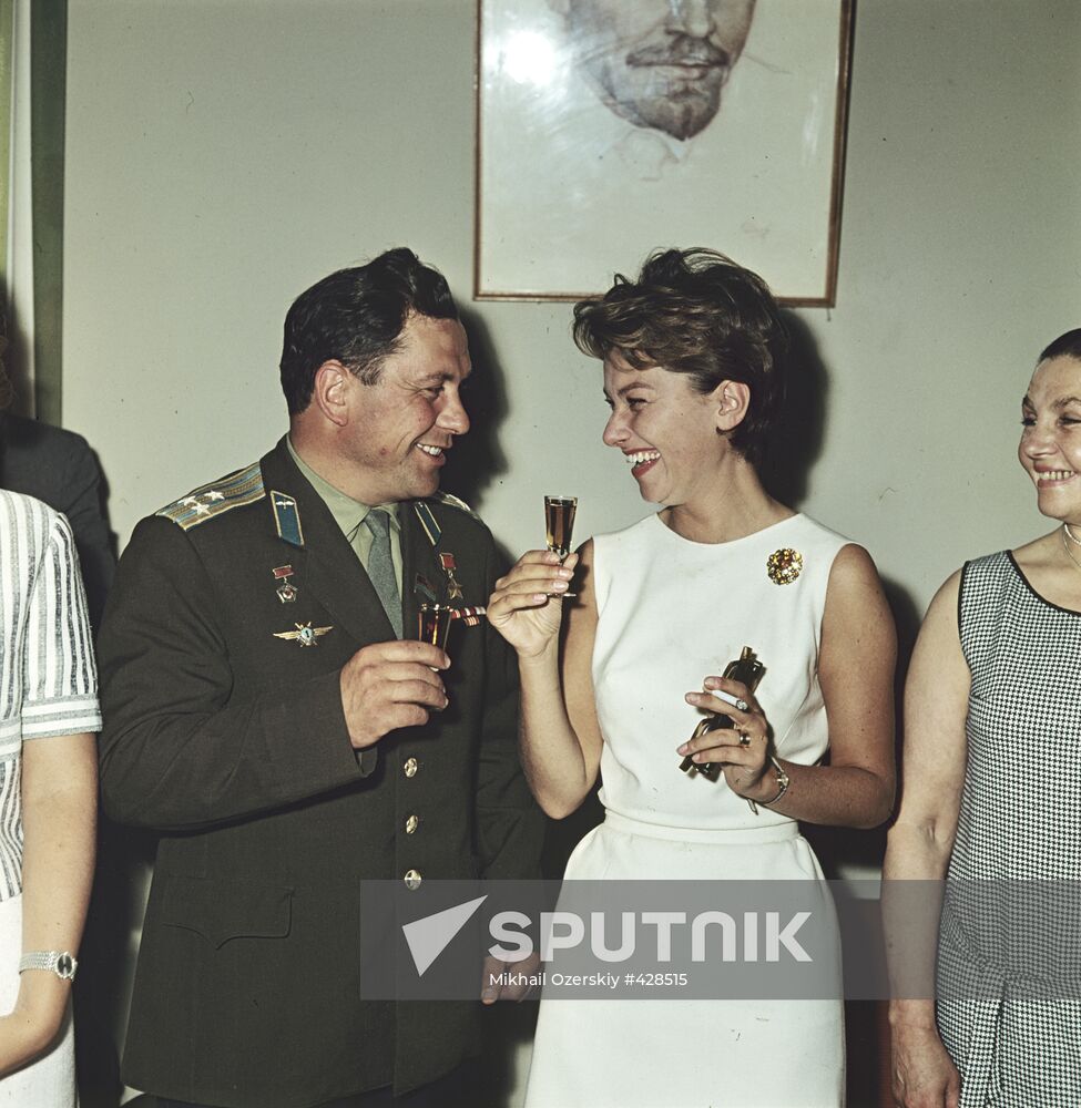 Pavel Popovich and Christine Laszar