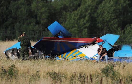 Two fighters collide during preparations for MAKS-2009