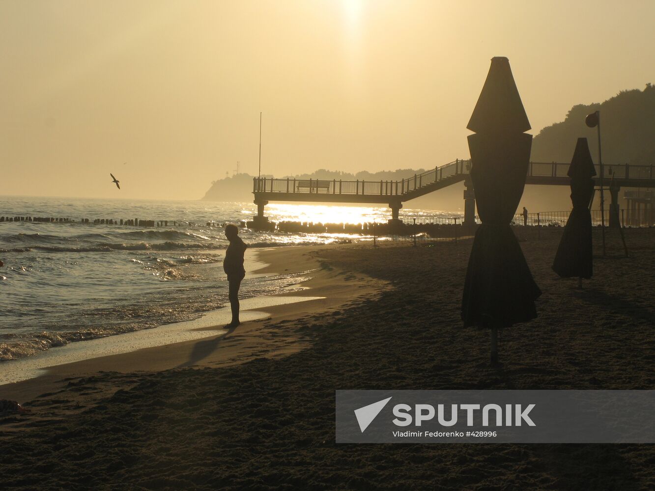 Baltic shore, town of Svetlogorsk