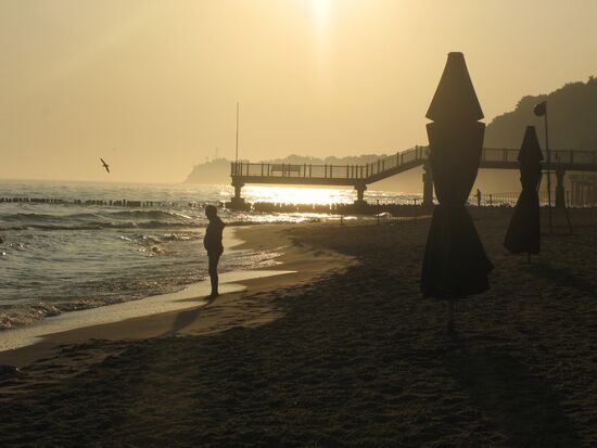 Baltic shore, town of Svetlogorsk