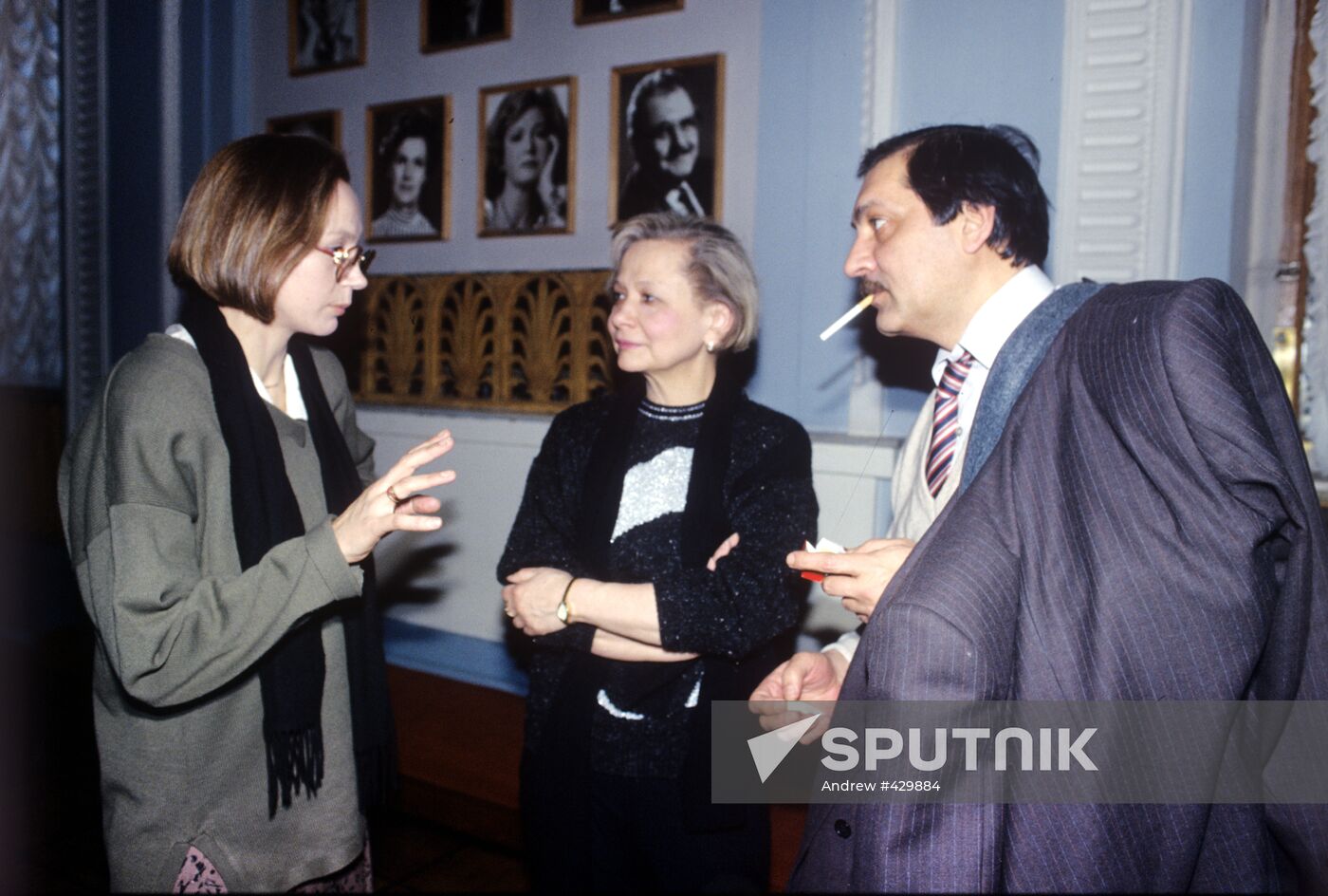 Yulia Khrushcheva, Irina Kupchenko and Vladimir Koval