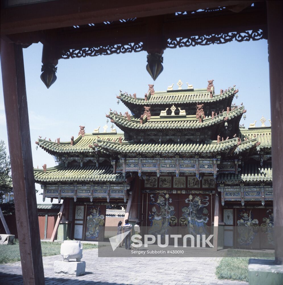 Main gate of Bogdo-Gegen Palace-Museum