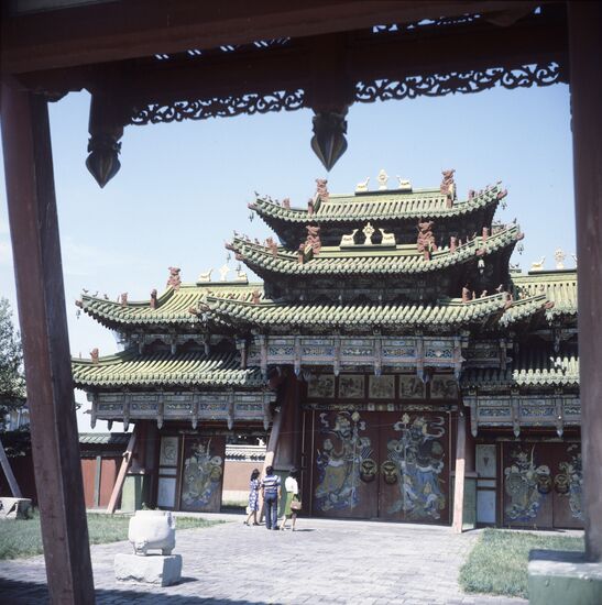 Main gate of Bogdo-Gegen Palace-Museum