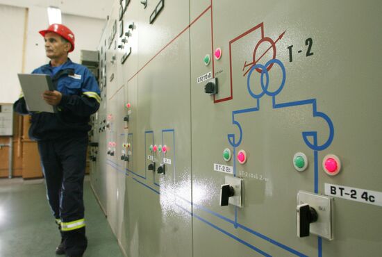 Yantarenergo's electric substation Moskovskaya