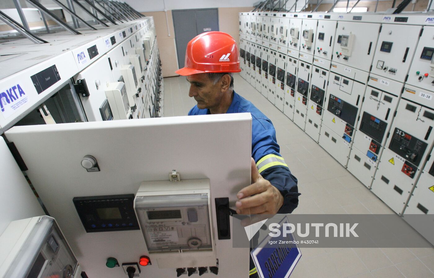Yantarenergo's electric substation Moskovskaya