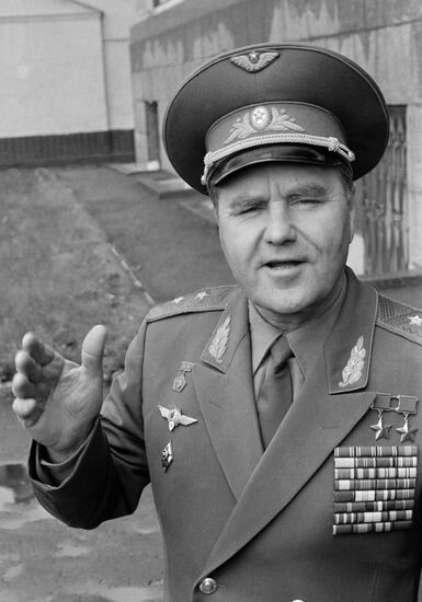 Pilot and cosmonaut Vladimir Shatalov, two-time Hero of the Soviet Union