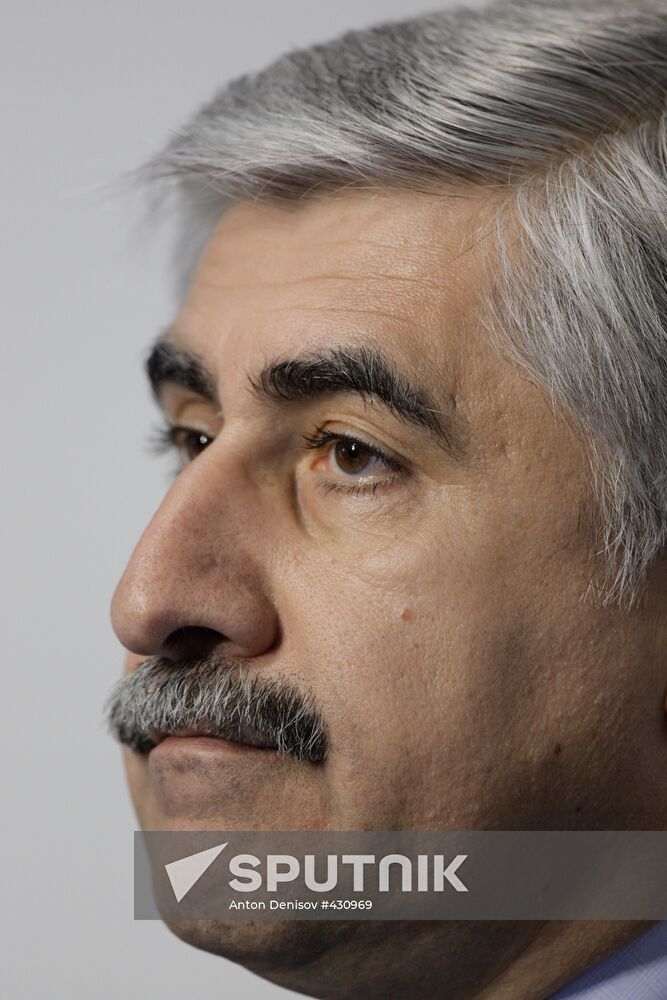 Sukhoi Company CEO Mikhail Pogosyan gives news conference