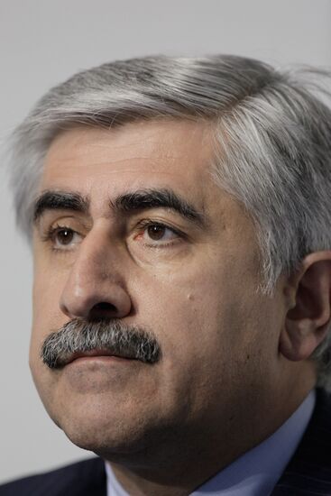 Sukhoi Company CEO Mikhail Pogosyan gives news conference