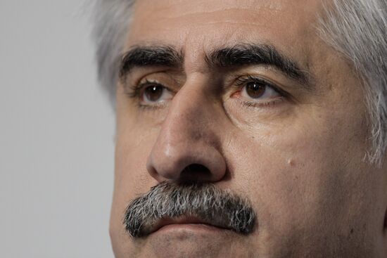 Sukhoi Company CEO Mikhail Pogosyan gives news conference