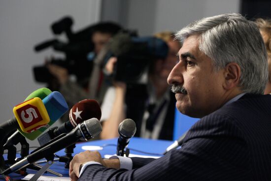 Sukhoi Company CEO Mikhail Pogosyan gives news conference