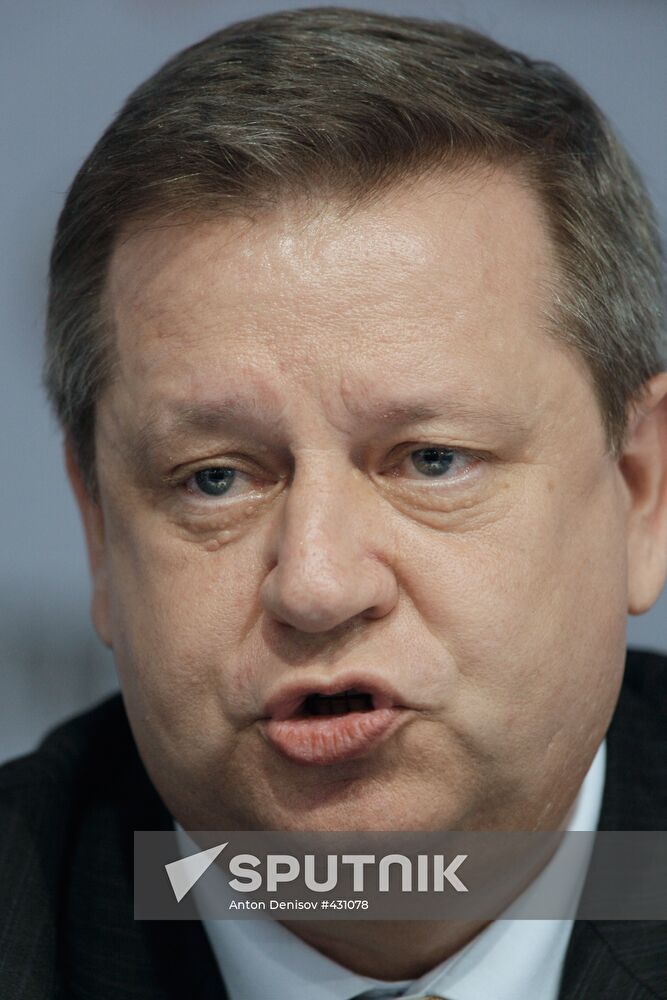 Igor Shevchuk gives news conference
