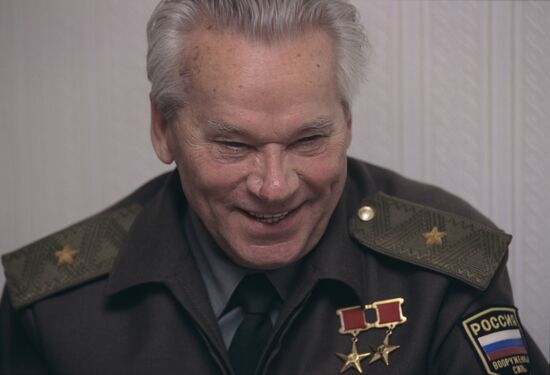Designer of legendary Kalashnikov assault rifle