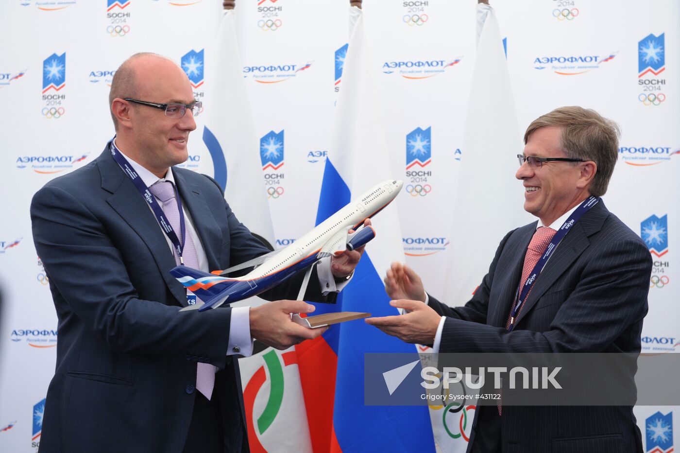 Aeroflot CEO and Sochi 2014 Organizing Committee chairman