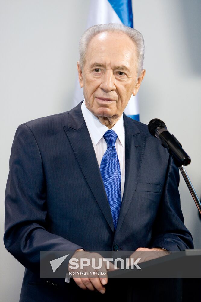 Israeli President gives news conference in Sochi