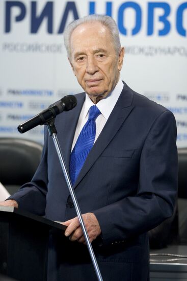 Israeli President gives news conference in Sochi