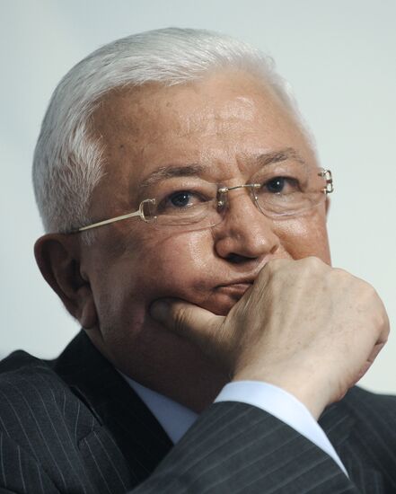 Irkut Corporation President Oleg Demchenko gives news conference